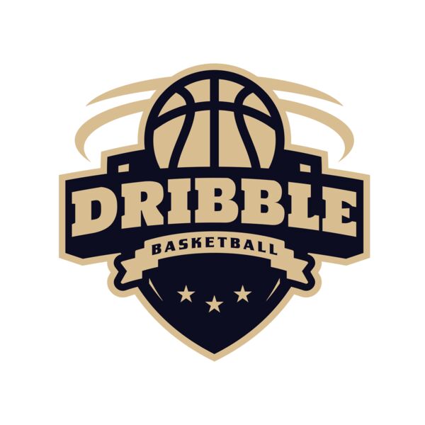 Dribble basketball logo 02 サムネイル
