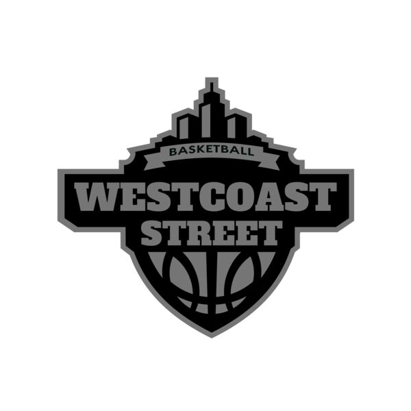 Westcoast Street Basketball League logo template サムネイル