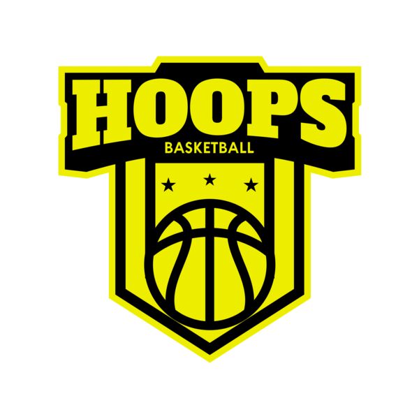 Hoops Basketball logo template 04 サムネイル