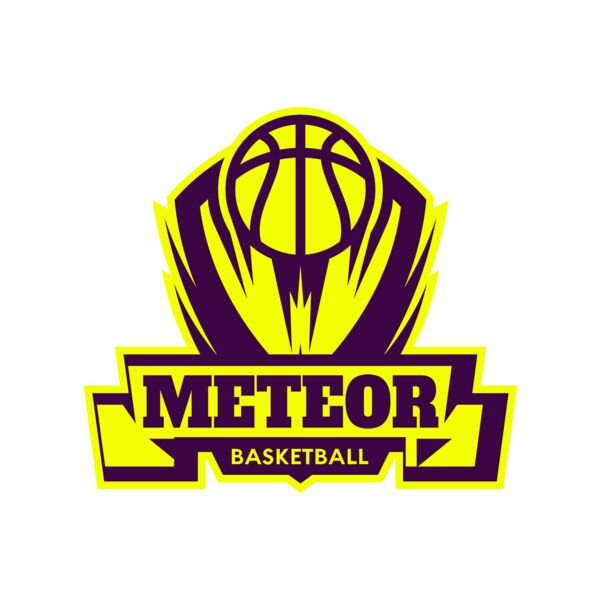 Meteor Basketball Logo Template サムネイル