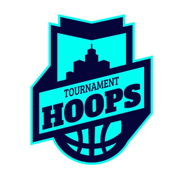 Hoops Tournament Basketball logo template サムネイル