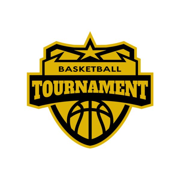 Tournament Basketball logo template 02 サムネイル