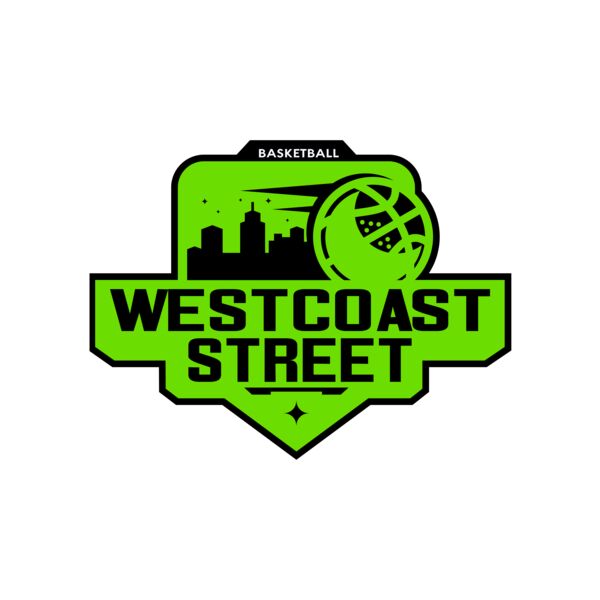 Westcoast Street Basketball logo template サムネイル
