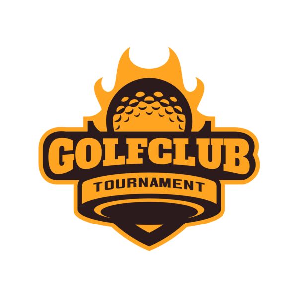 Golf Club Tournament logo template 04 サムネイル