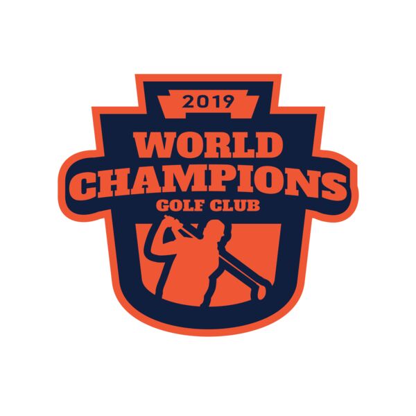 World Champions Golf club logo template サムネイル