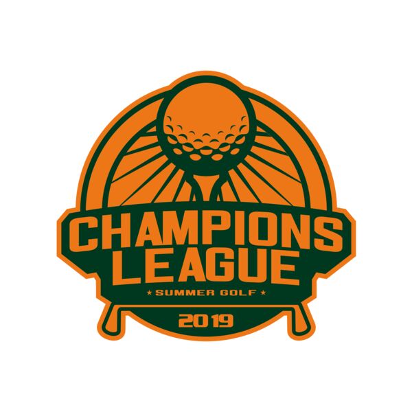 Champions League Summer Golf logo template サムネイル