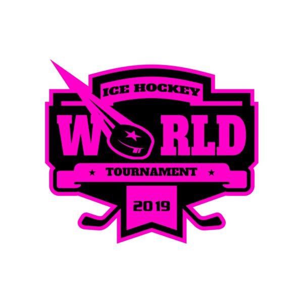 World Ice Hockey Tournament logo template サムネイル