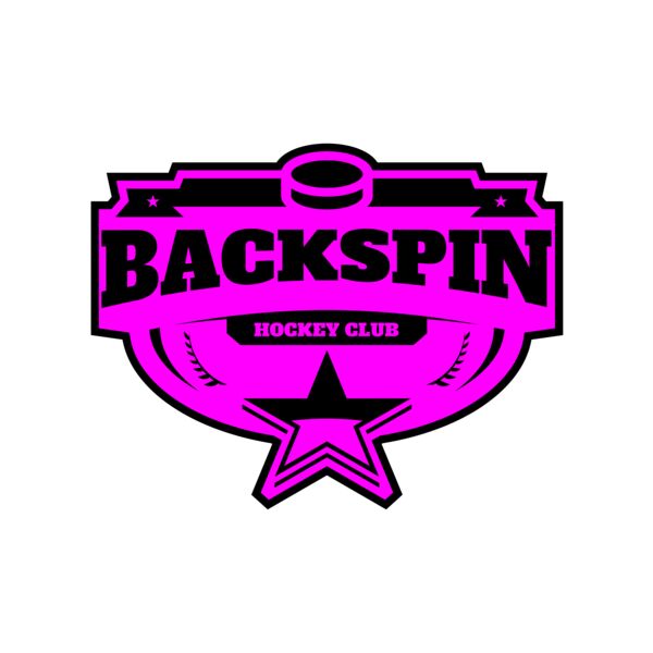 Backspin Hockey Club logo template サムネイル