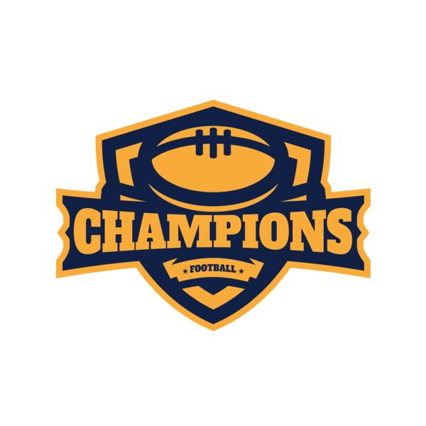 Champions Football logo template サムネイル