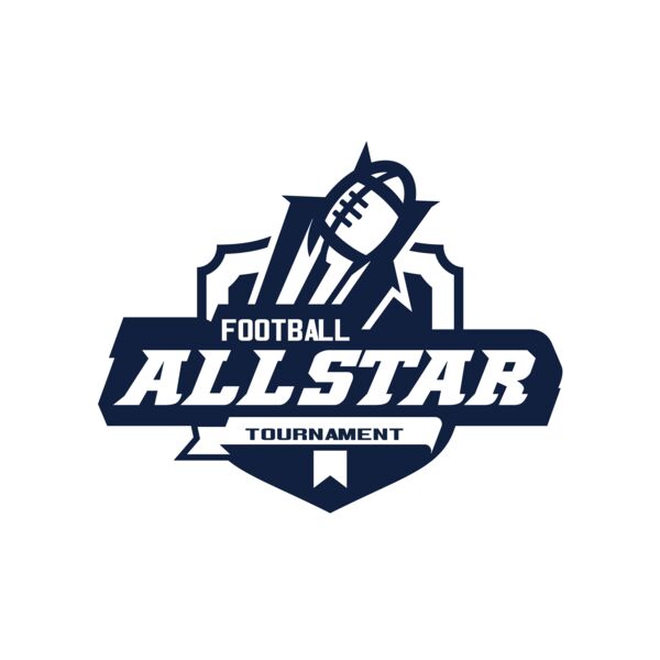 Allstar Tournament Football logo template サムネイル