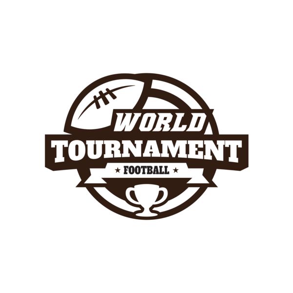 World Tournament Football logo template サムネイル