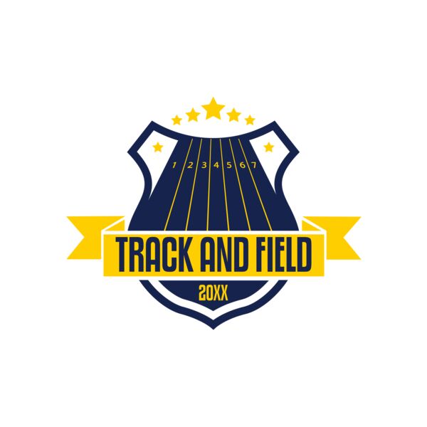Track & Field Team Logo 06 サムネイル