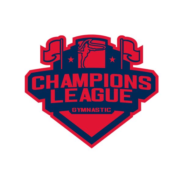 Champions League Gymnastic logo template サムネイル