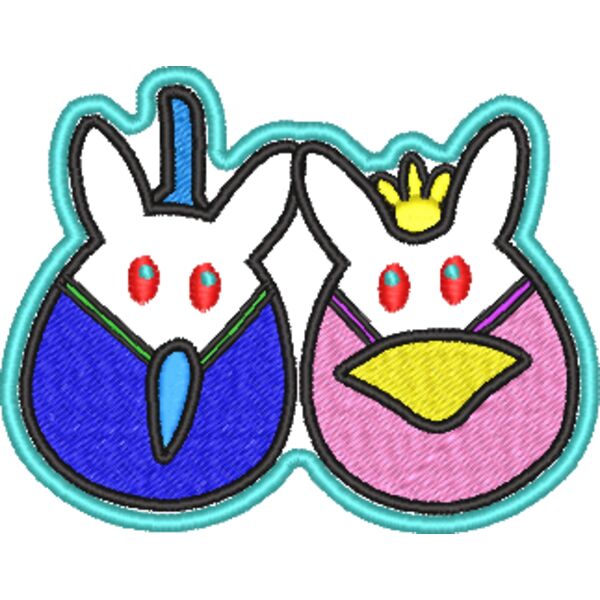 春 うさぎのお雛様 サムネイル